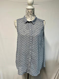 H&M | 16 | Blue Vest Top | Polyester
