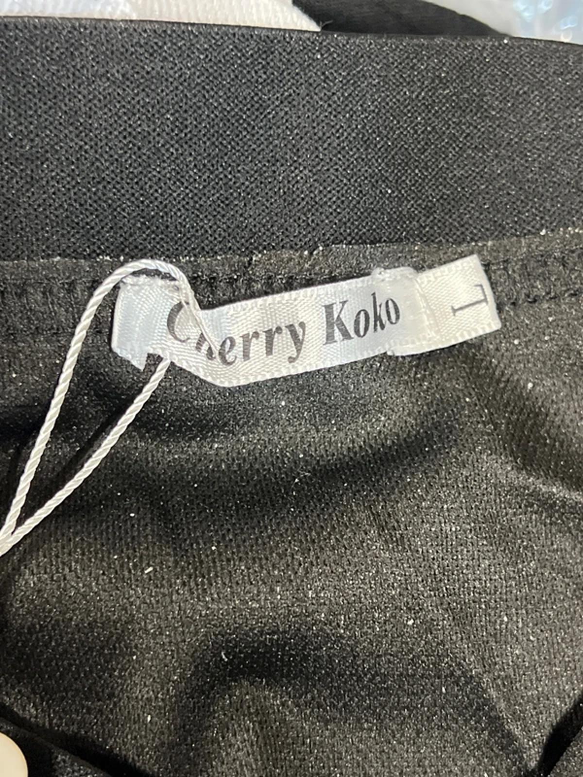 Cherry Koko | L | Silver Glitter Skirt