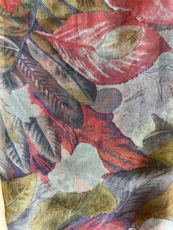 Ladies sheer floral/botanical scarf | Great condition