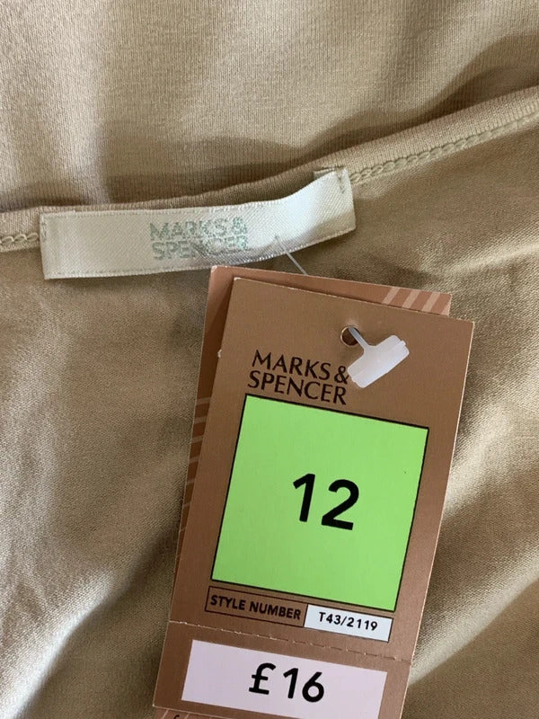 Marks and Spencer | Size 12 | Beige lace cami