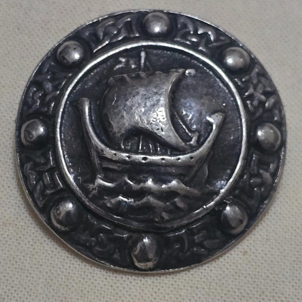 Shipton & Co vintage fully hallmarked sterling silver brooch