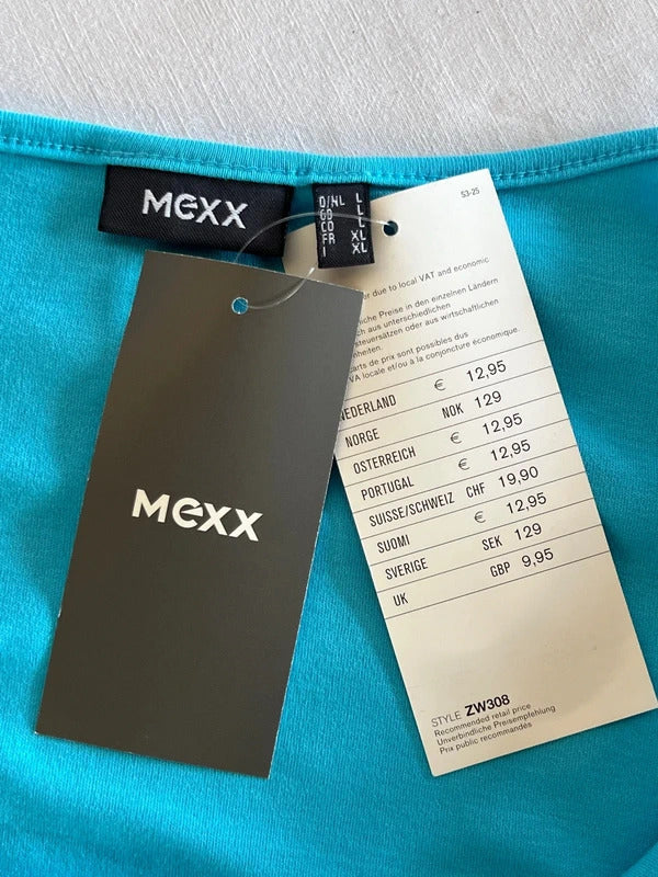 Mexx | 16/18 | Y2K Blue strappy vest top