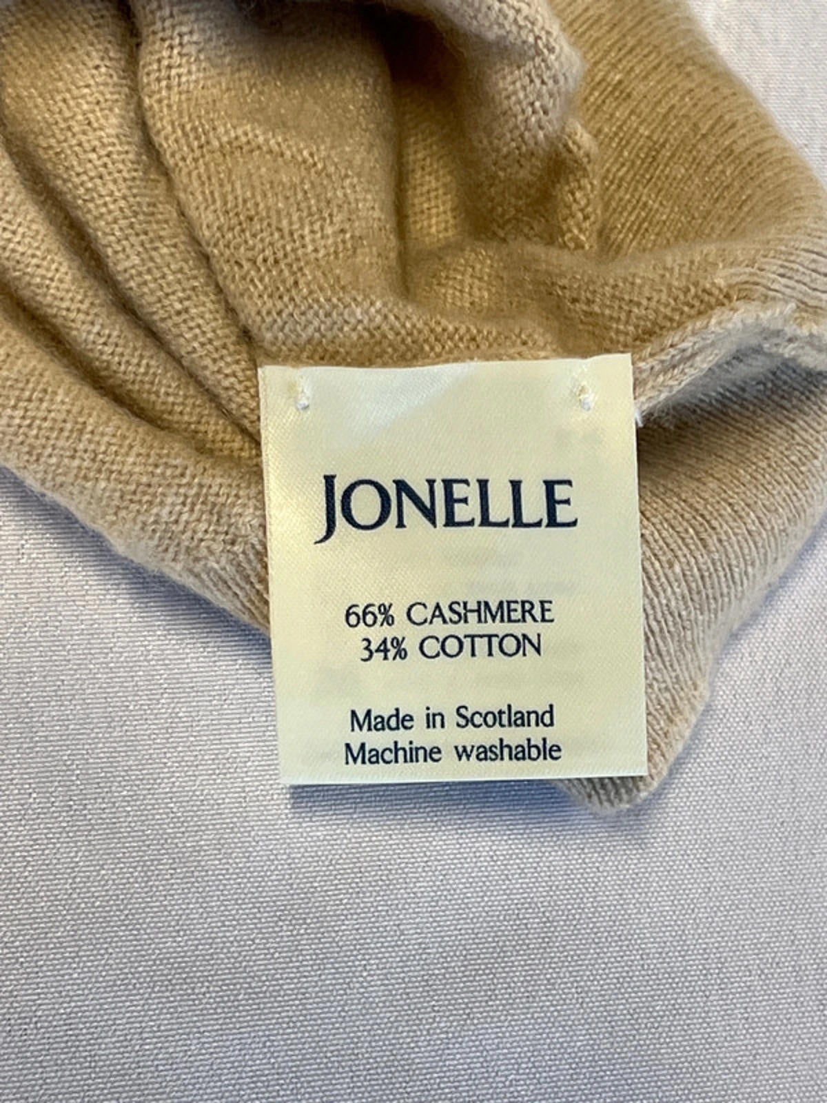Jonelle Collection | 10 | Beige Cashmere Cotton Blend