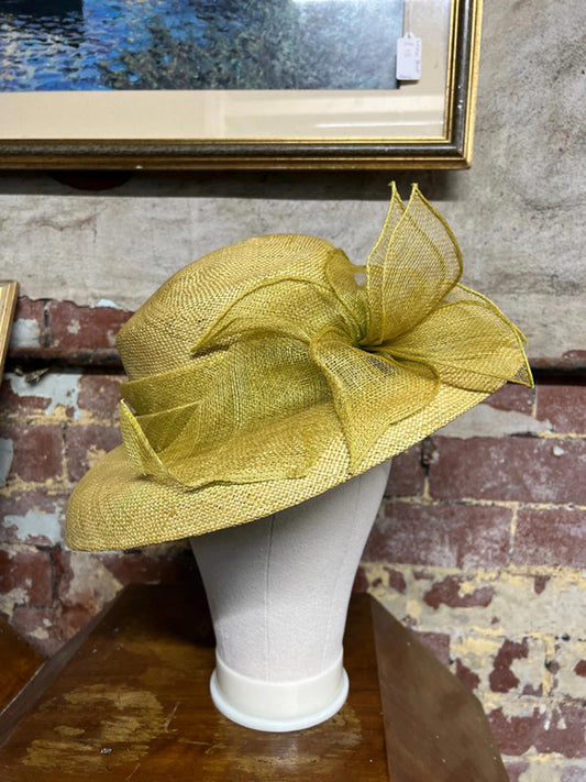 Etmar New York | Vintage Yellow Fascinator Hat |