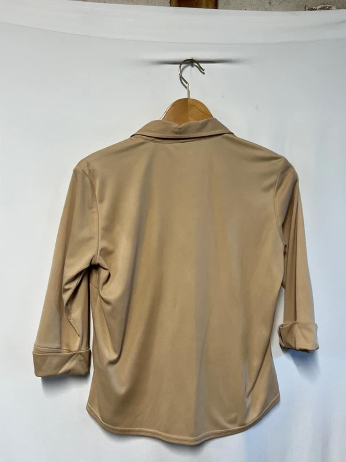 Vintage New Look | 12 | Sand | Polyester Blouse
