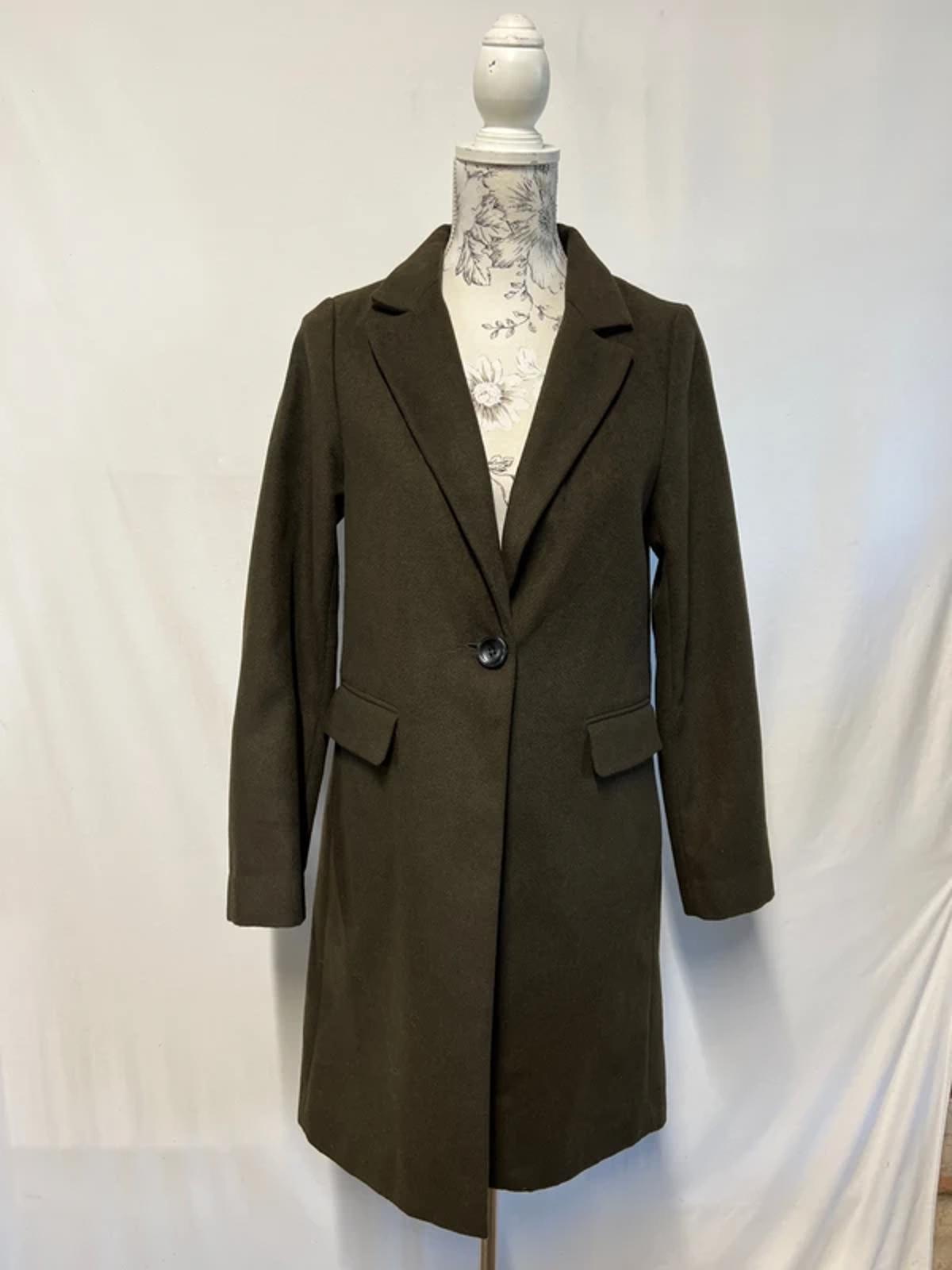 New Look | 8 | Khaki Green Trenchcoat | Polyester blend