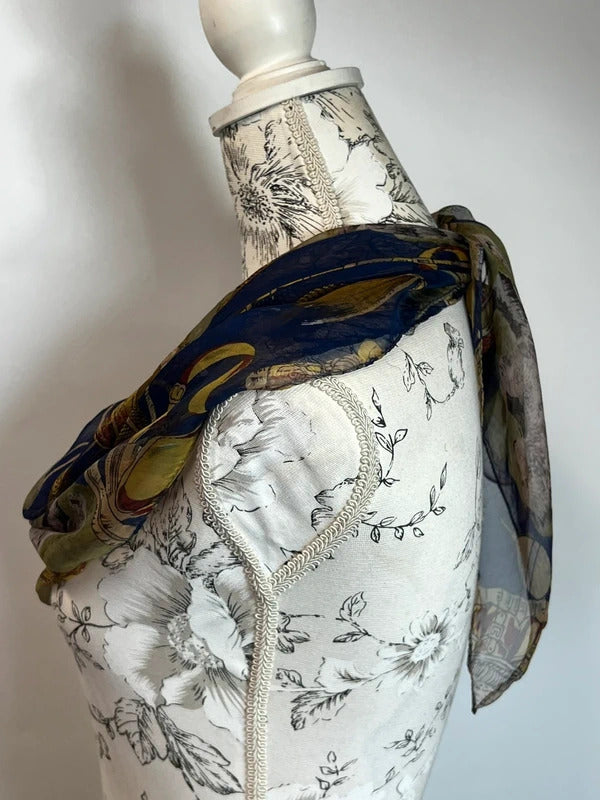 Ladies retro vintage-style scarf/bandanna | Multicolor