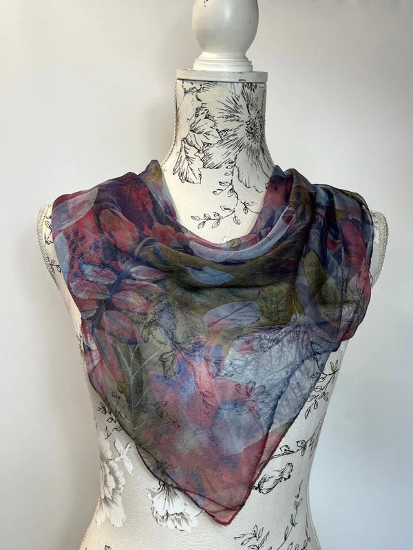 Ladies sheer floral/botanical scarf | Great condition