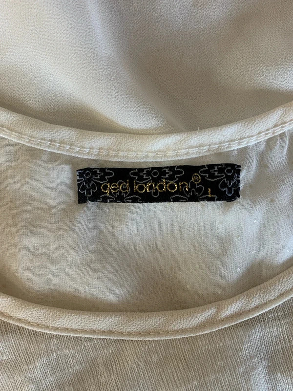 ged London | size L | Y2K long vest top