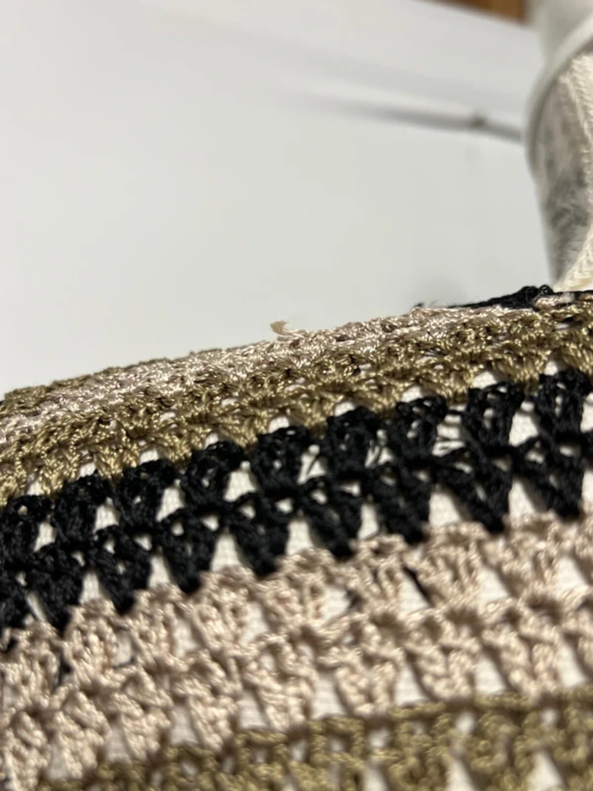 Wallis | 12 | Boho style brown/cream knitted T-Shirt | viscose