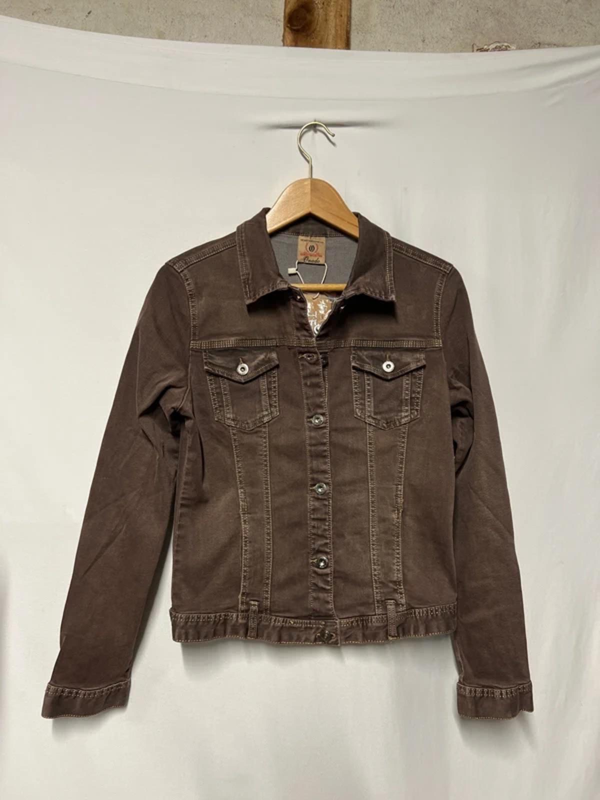 Onado | L | Chocolate brown jacket | Cotton Blend