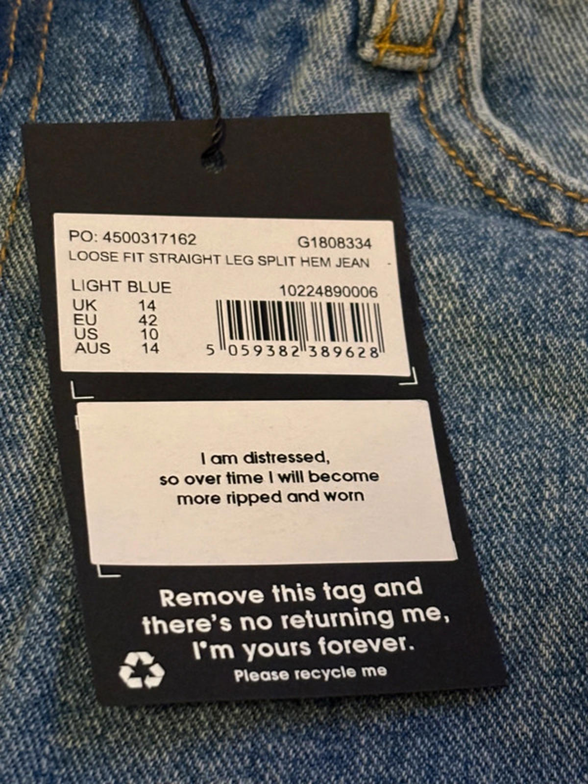 Brand new Misguided jeans 14