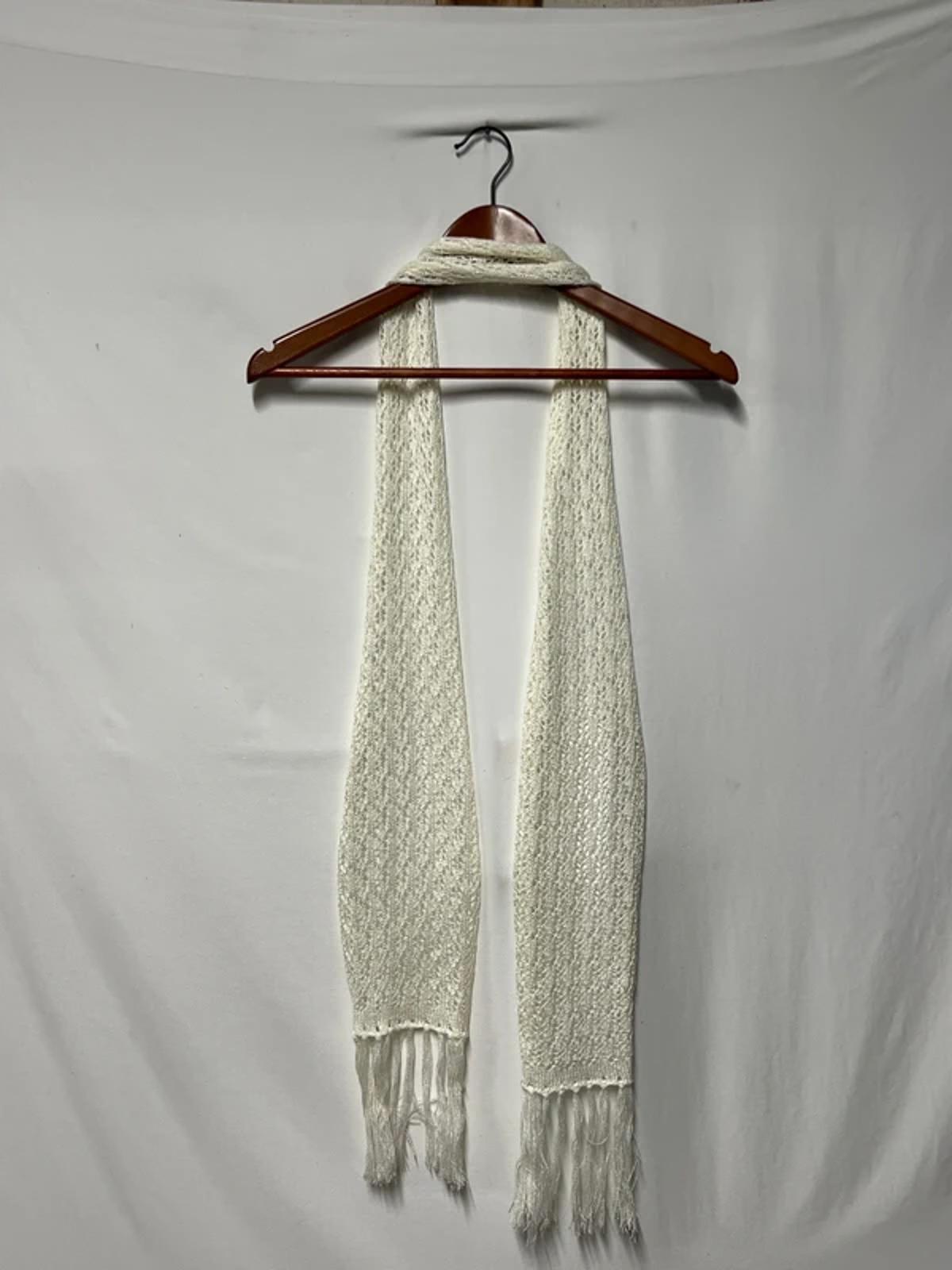 Vintage Cream Ladies Scarf | Good Condition