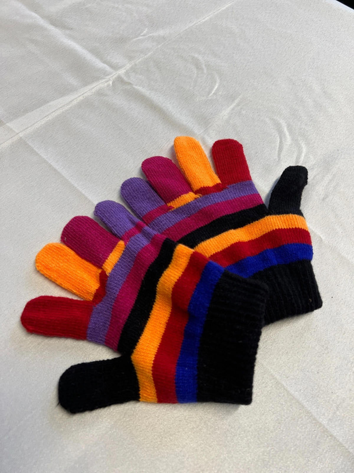 Colourful Winter Gloves | Like New | Gift Idea