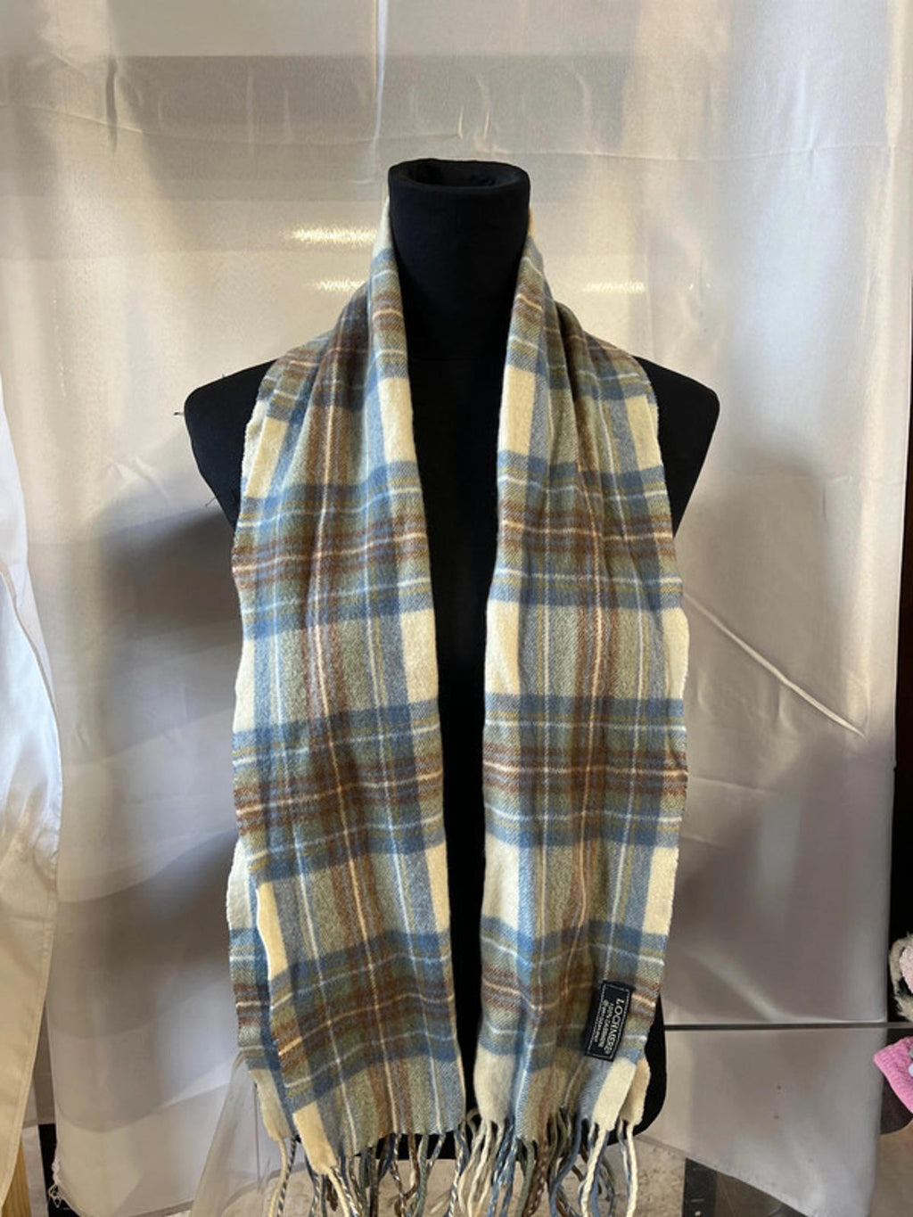 Lockmere Check Scarf | 100% Cashmere