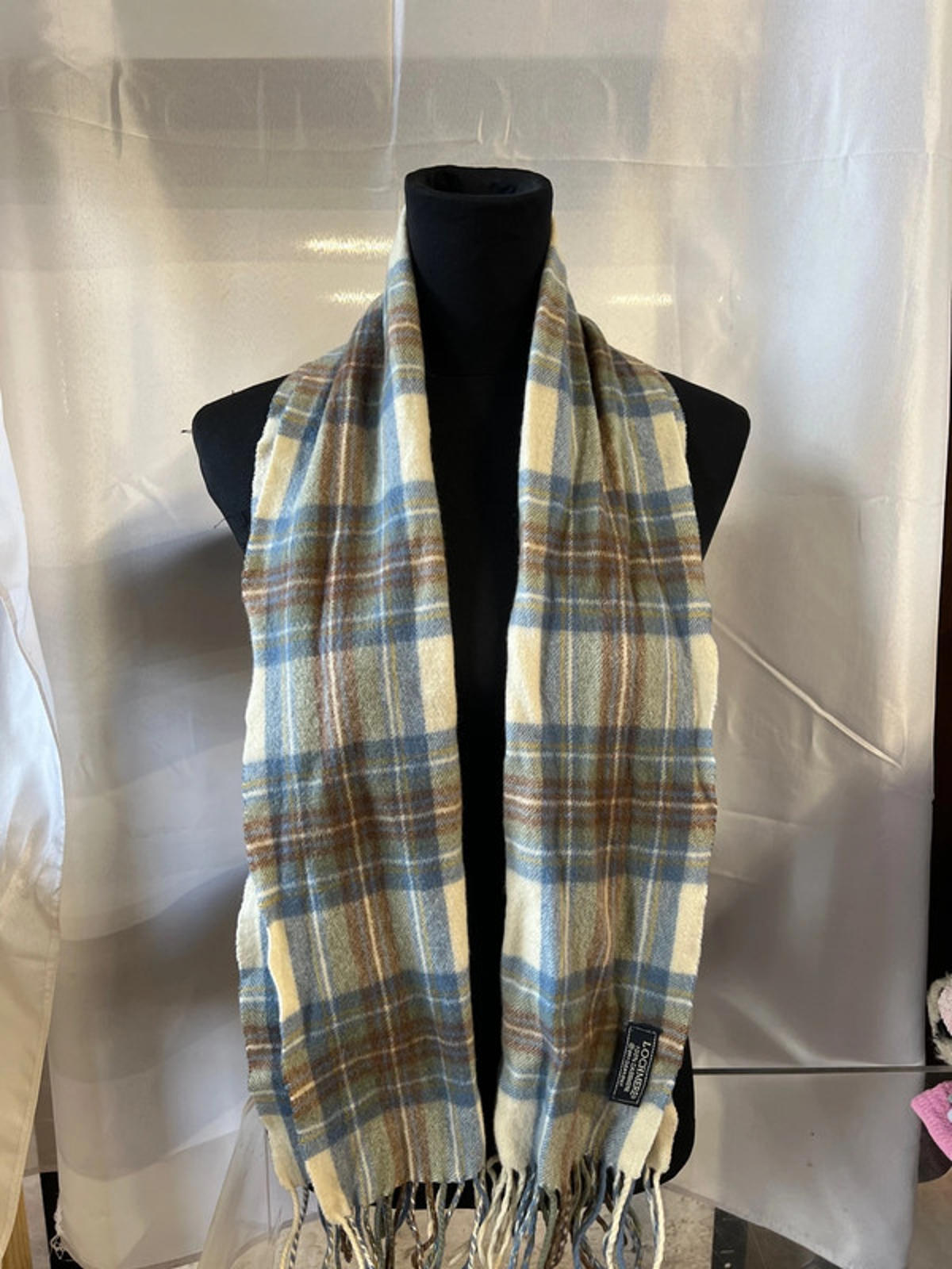 Lockmere Check Scarf | 100% Cashmere