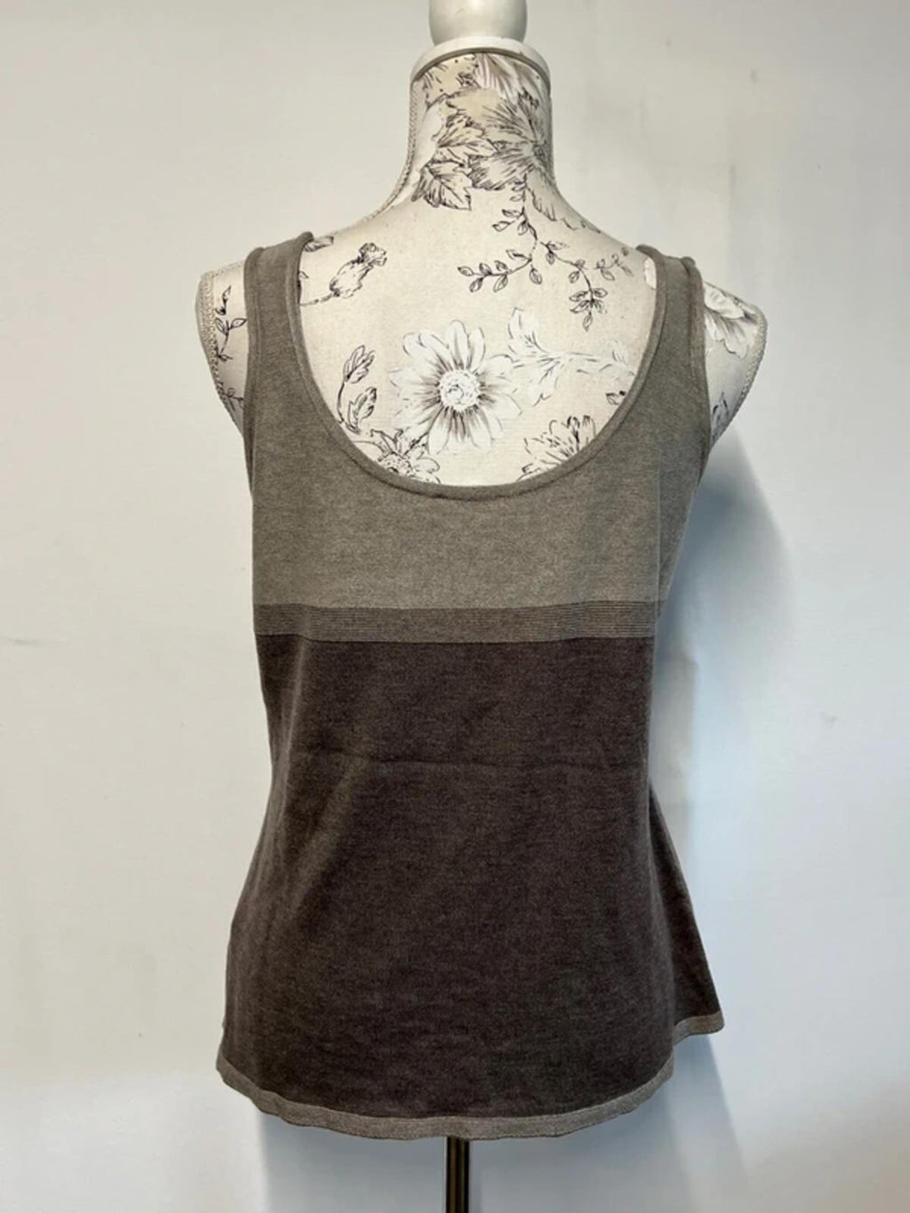 Per Una | 16 |  Brown boho vest top