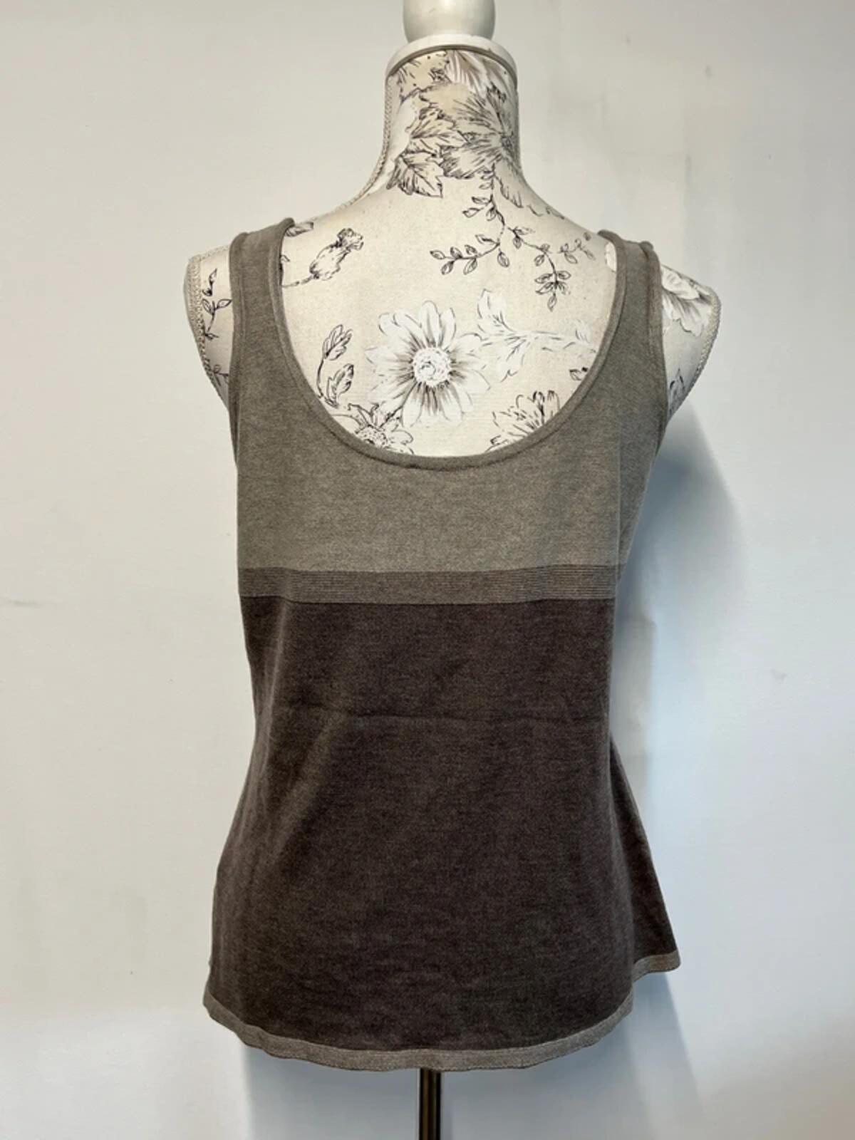 Per Una | 16 |  Brown boho vest top