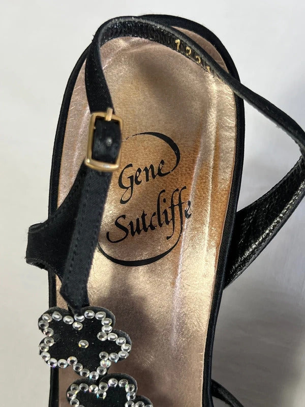 Gene Sutcliffe | Size 6 | Black Y2K Classic floral heels