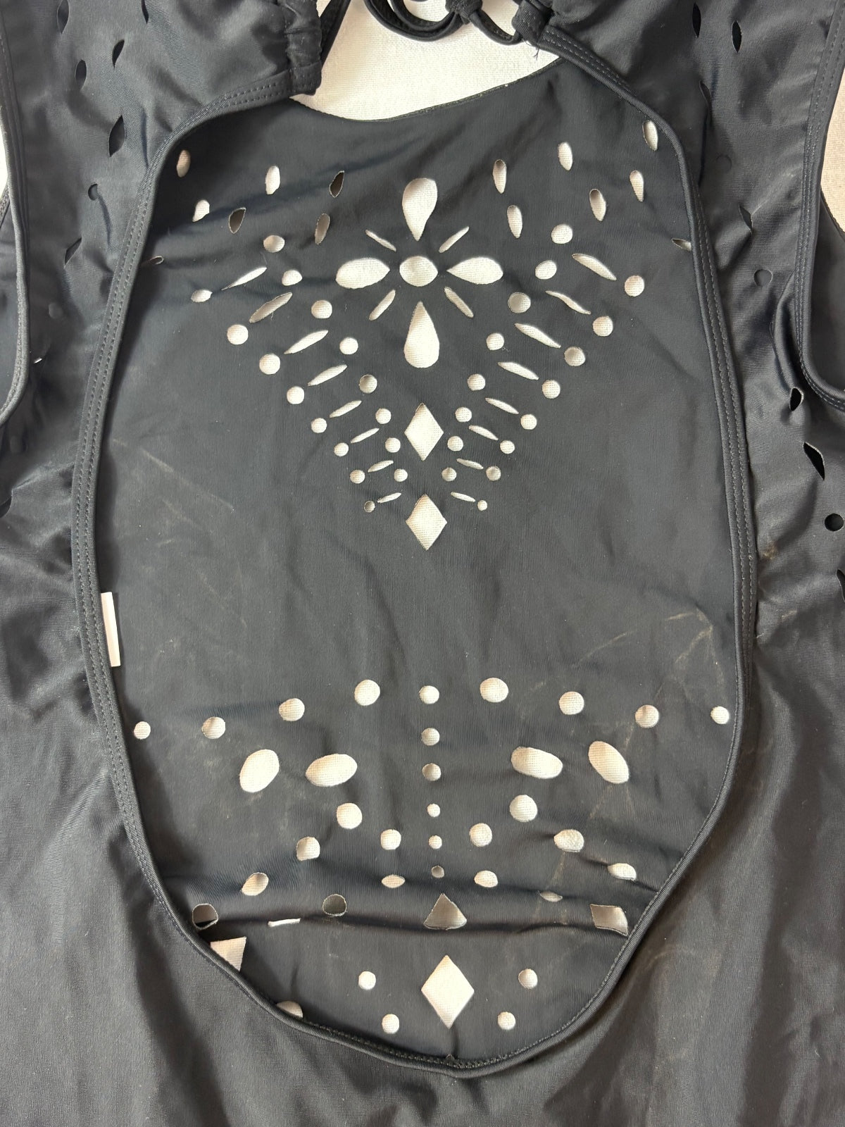 Boohoo black one-piece / 14