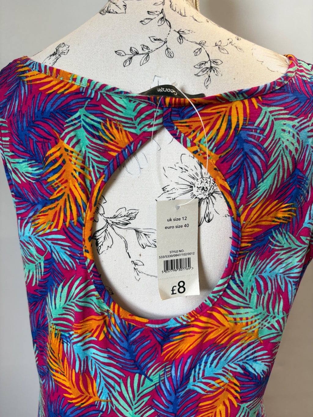 George botanical dress / 12