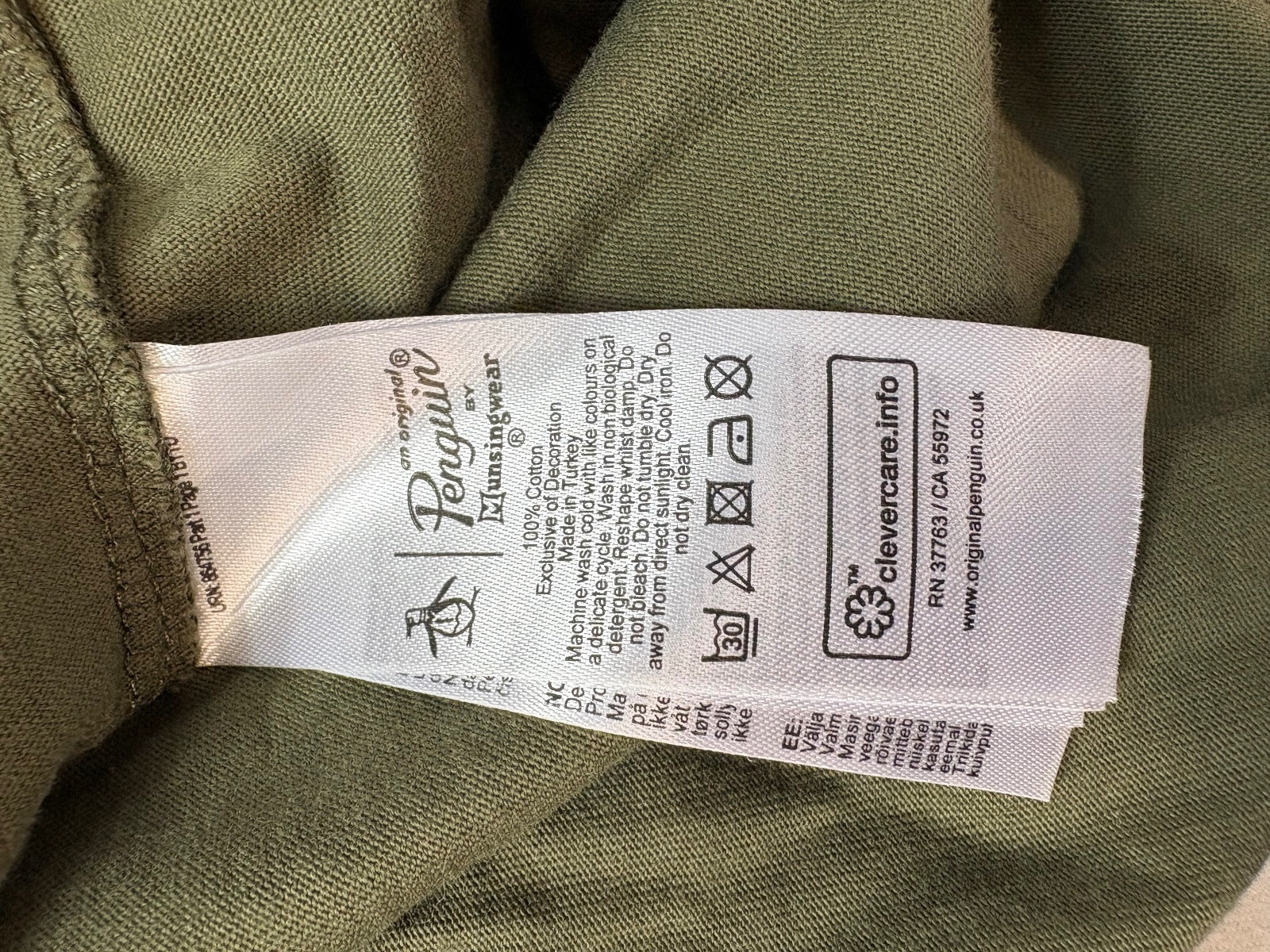 Penguin khaki t-shirt / M