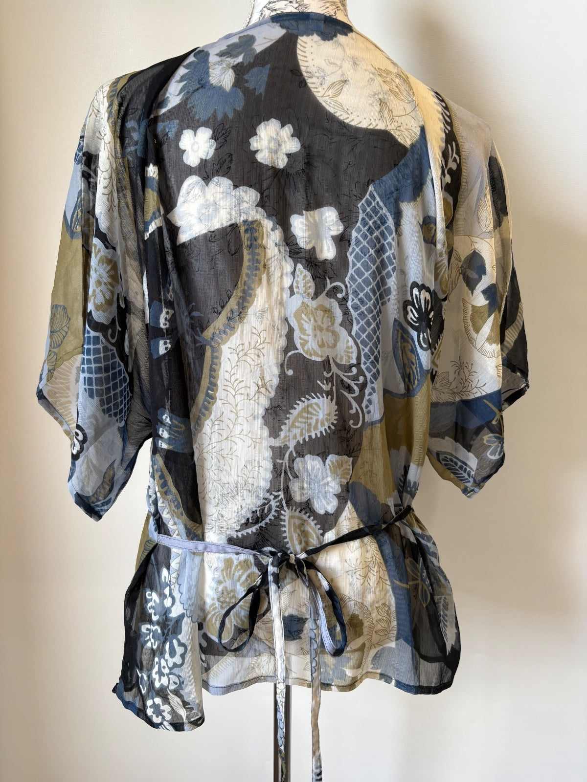 Sheer embroidered top