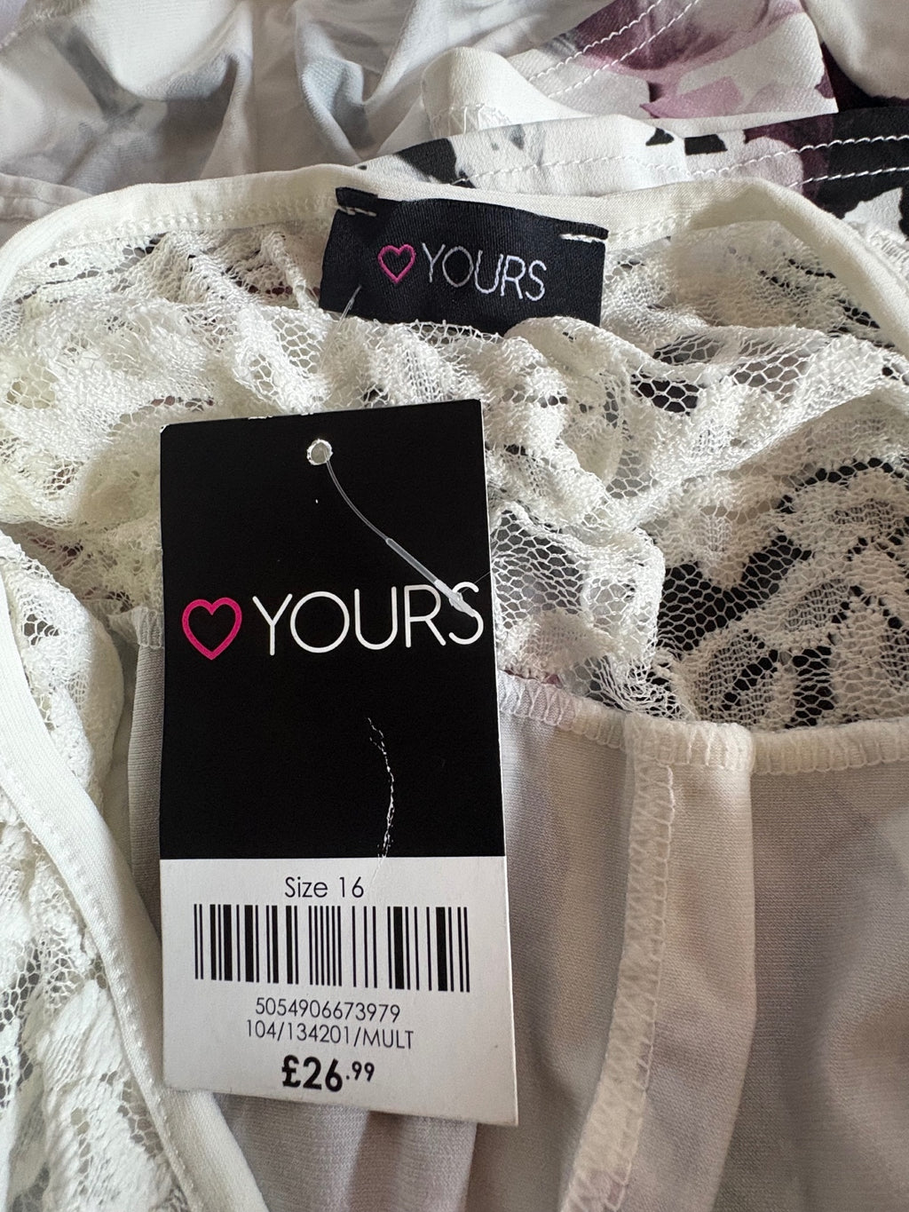 Yours cold shoulder top / 16