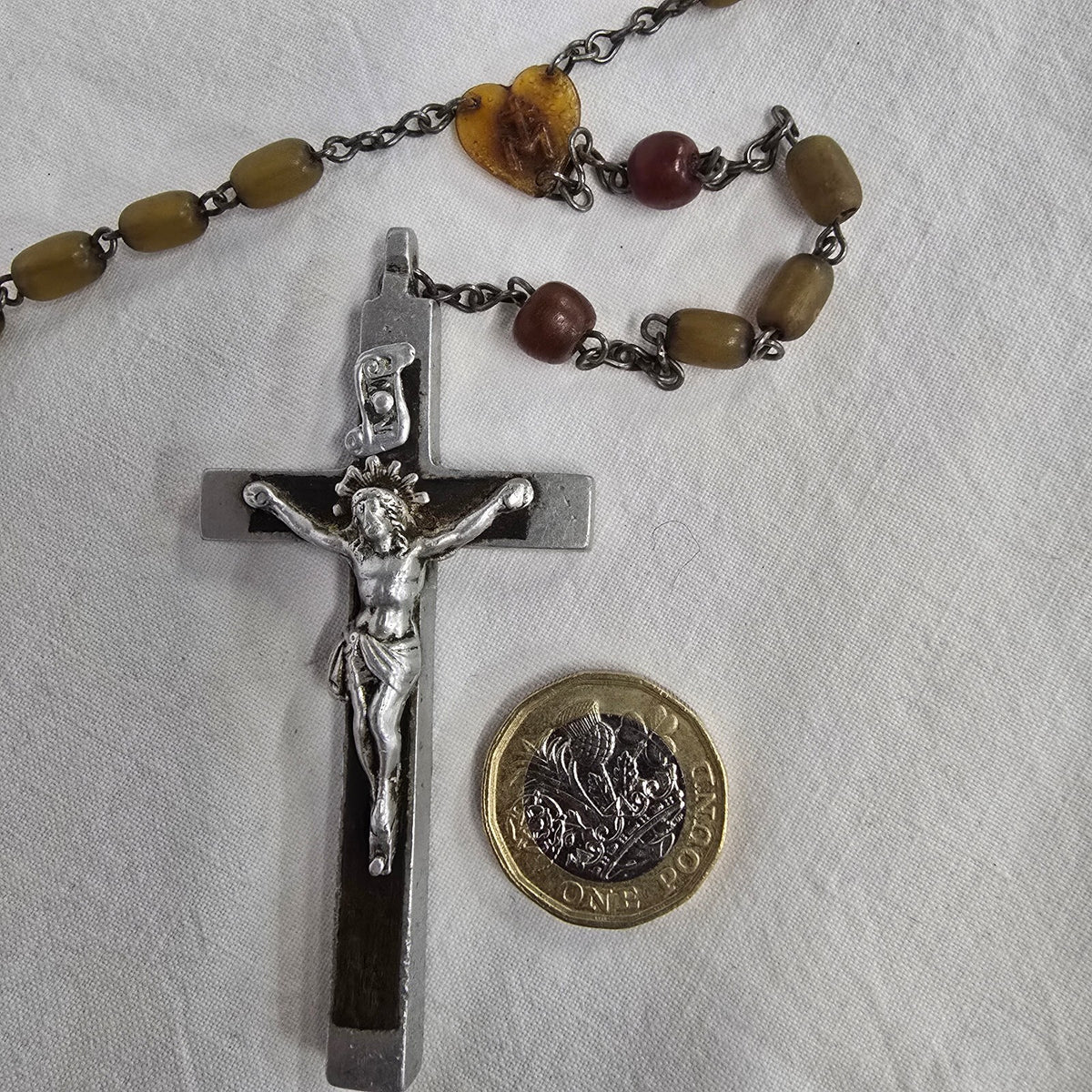 Vintage set of Roasry Beads with crucifix