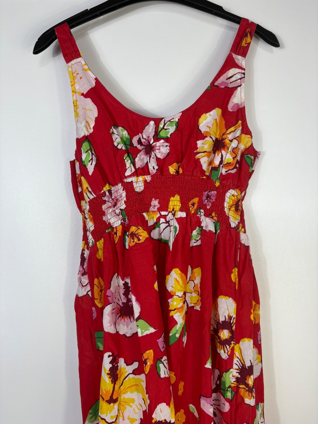 Papaya red summer dress / 12