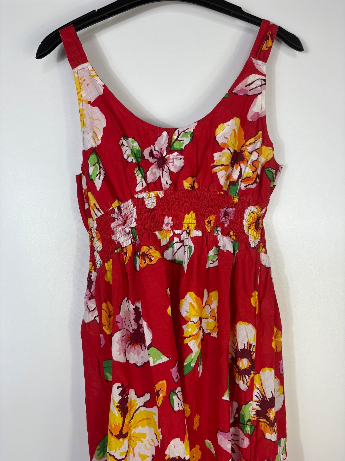 Papaya red summer dress / 12