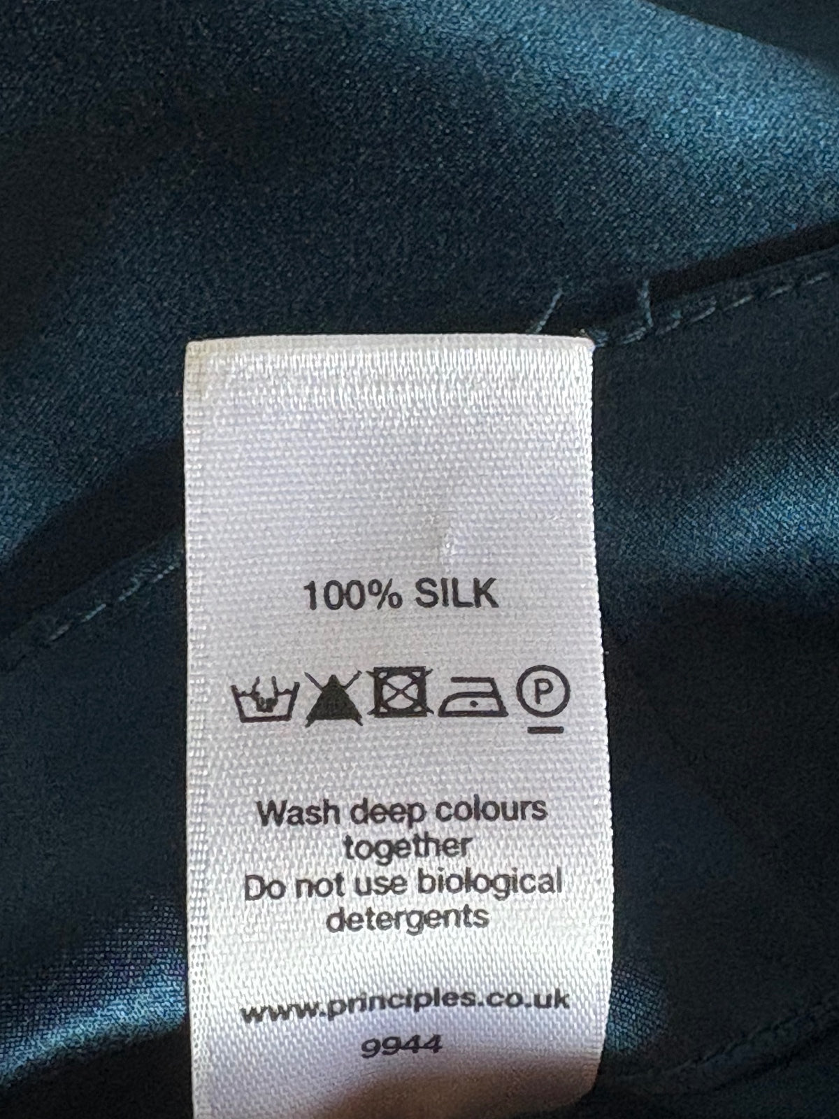 Principles cap sleeved silk top / 14