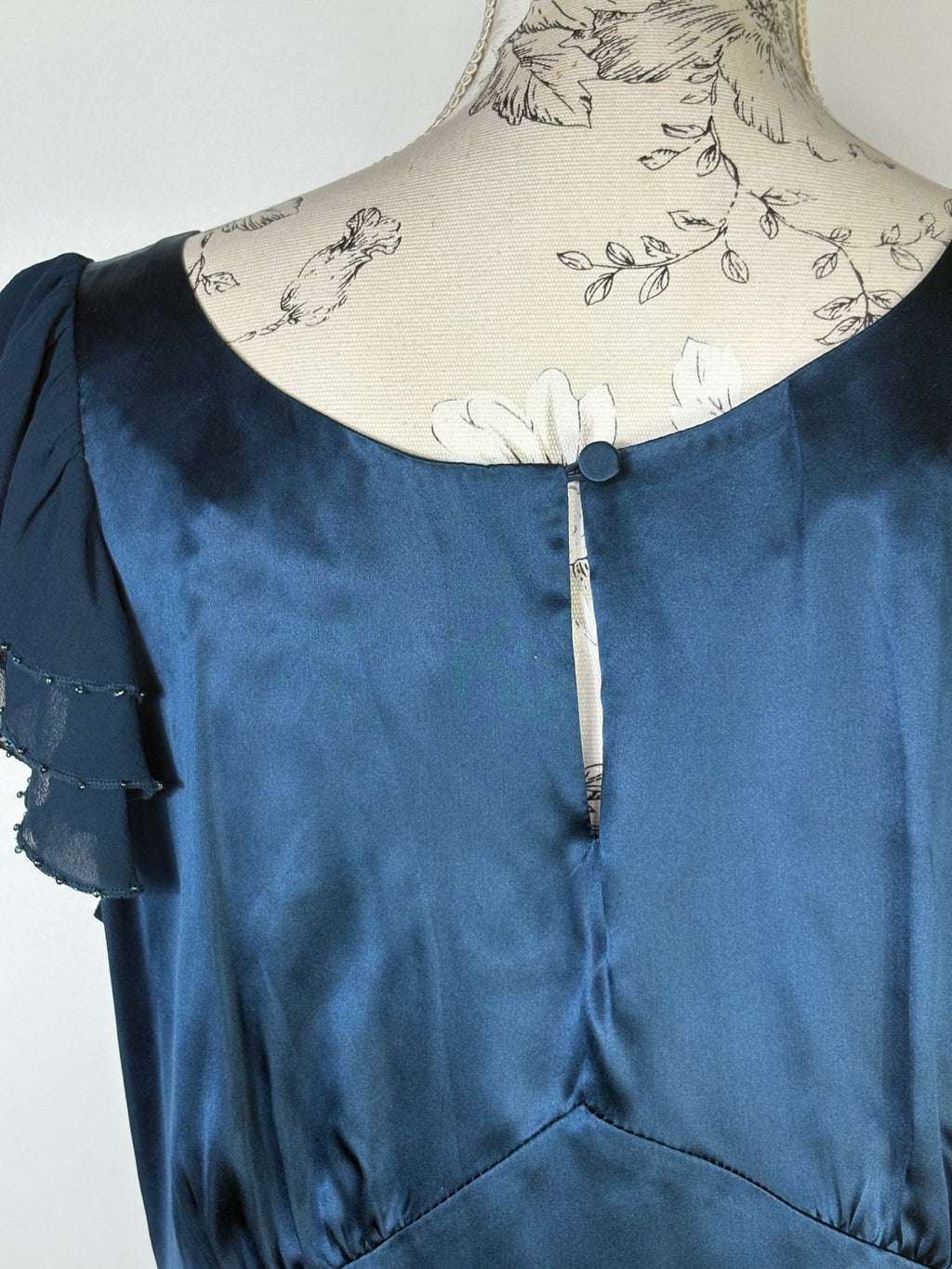 Principles cap sleeved silk top / 14