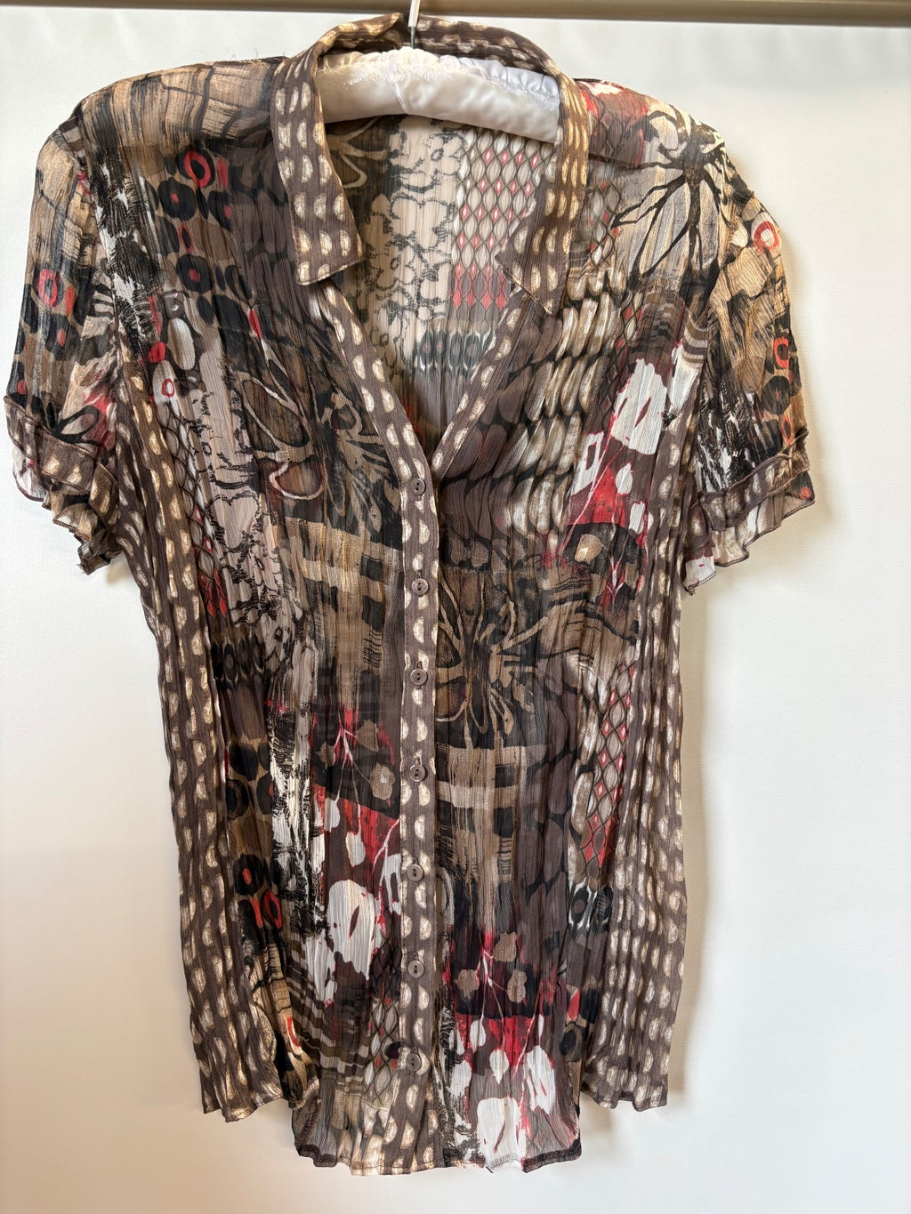 Gerry Weber sheer blouse / 12