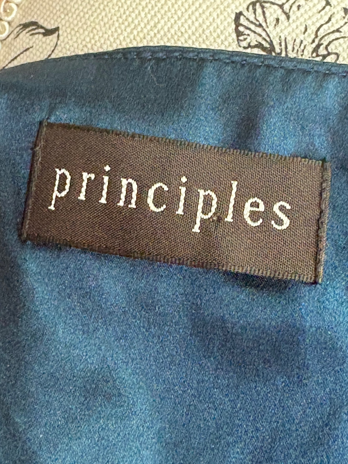 Principles cap sleeved silk top / 14
