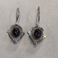 Vintage celtic drop sterling silver earings