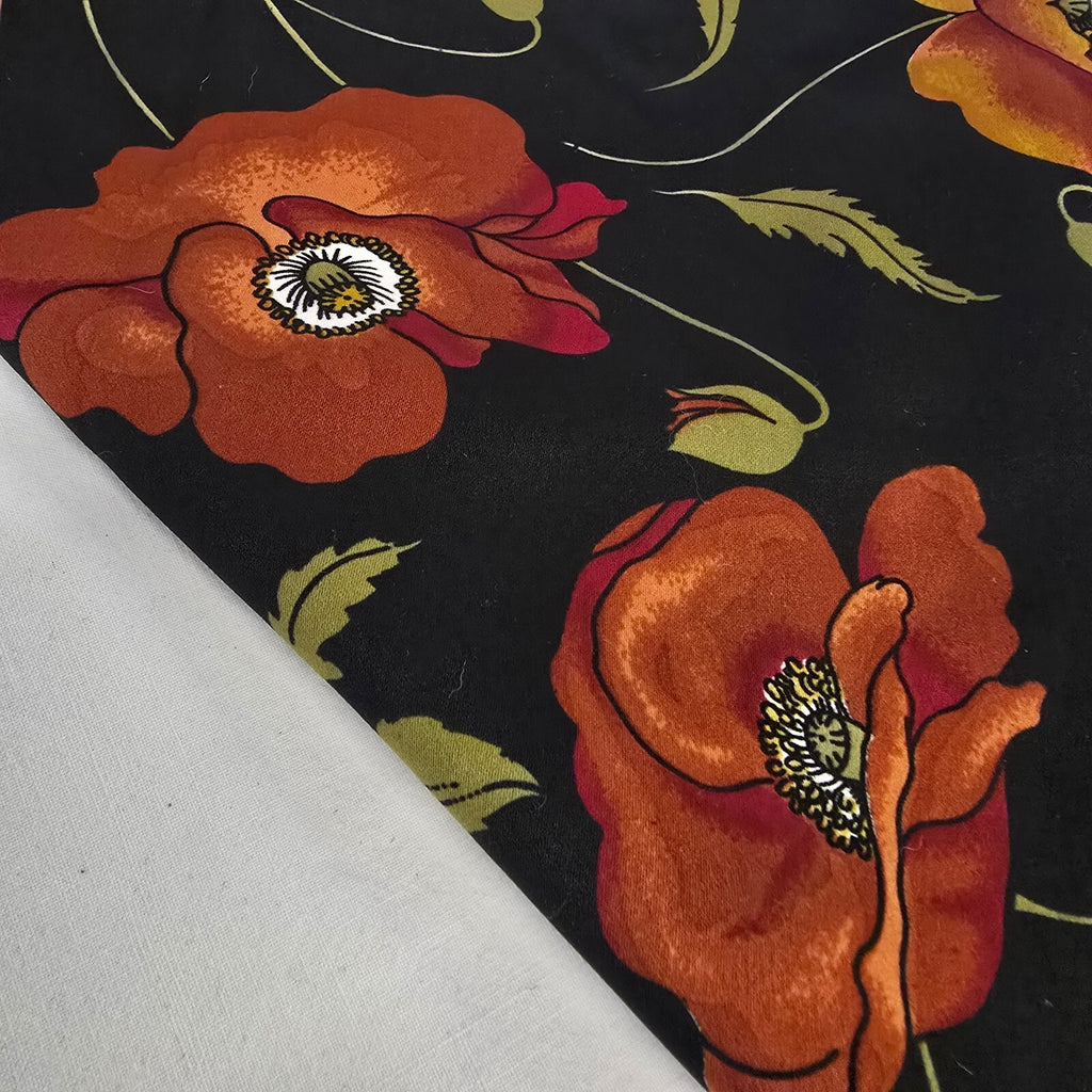 Large vintage floral necktie.