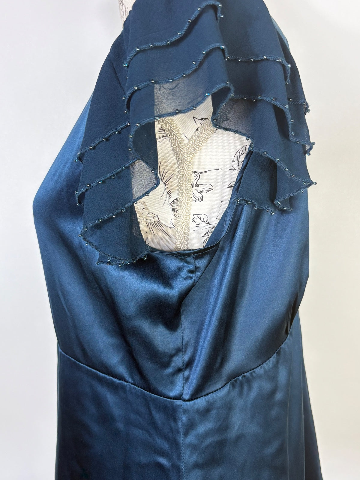 Principles cap sleeved silk top / 14