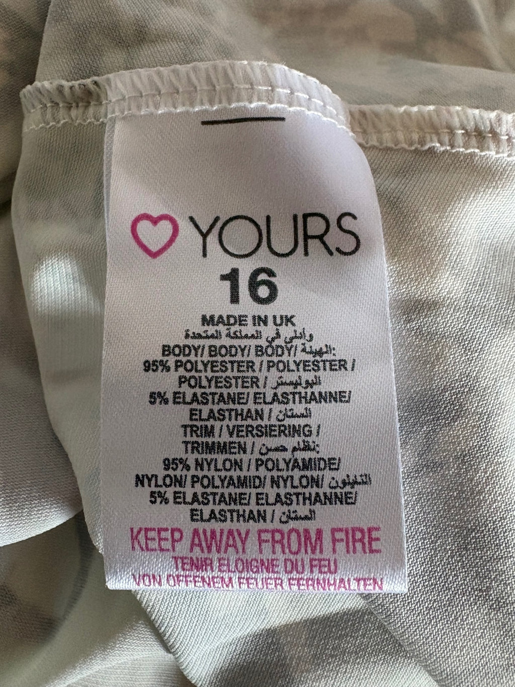 Yours cold shoulder top / 16