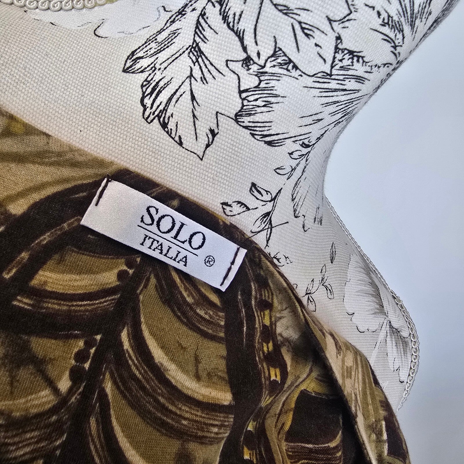 Solo Italia cotton summer top size 14