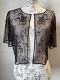 Brown beaded bolero / 14