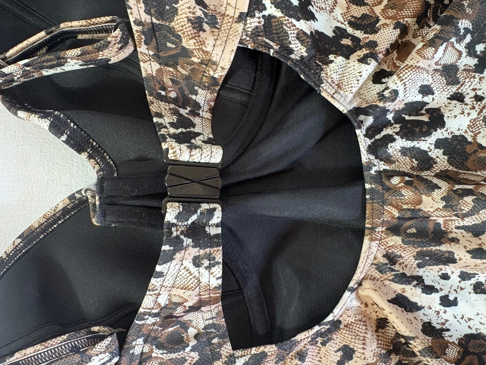 George leopard print one-piece / 38D