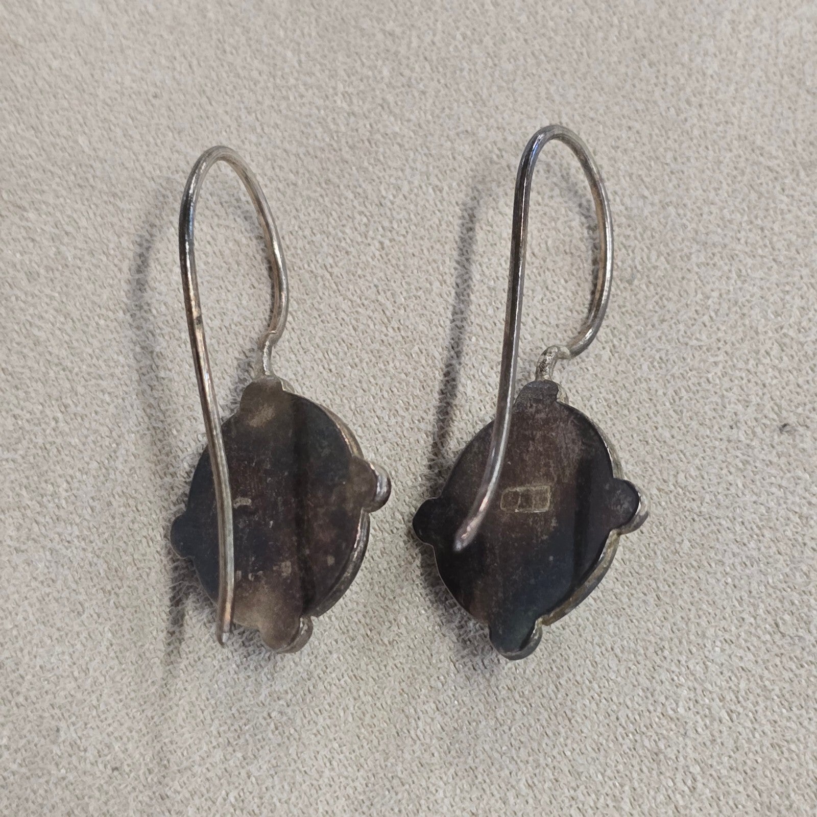 Vintage celtic drop sterling silver earings