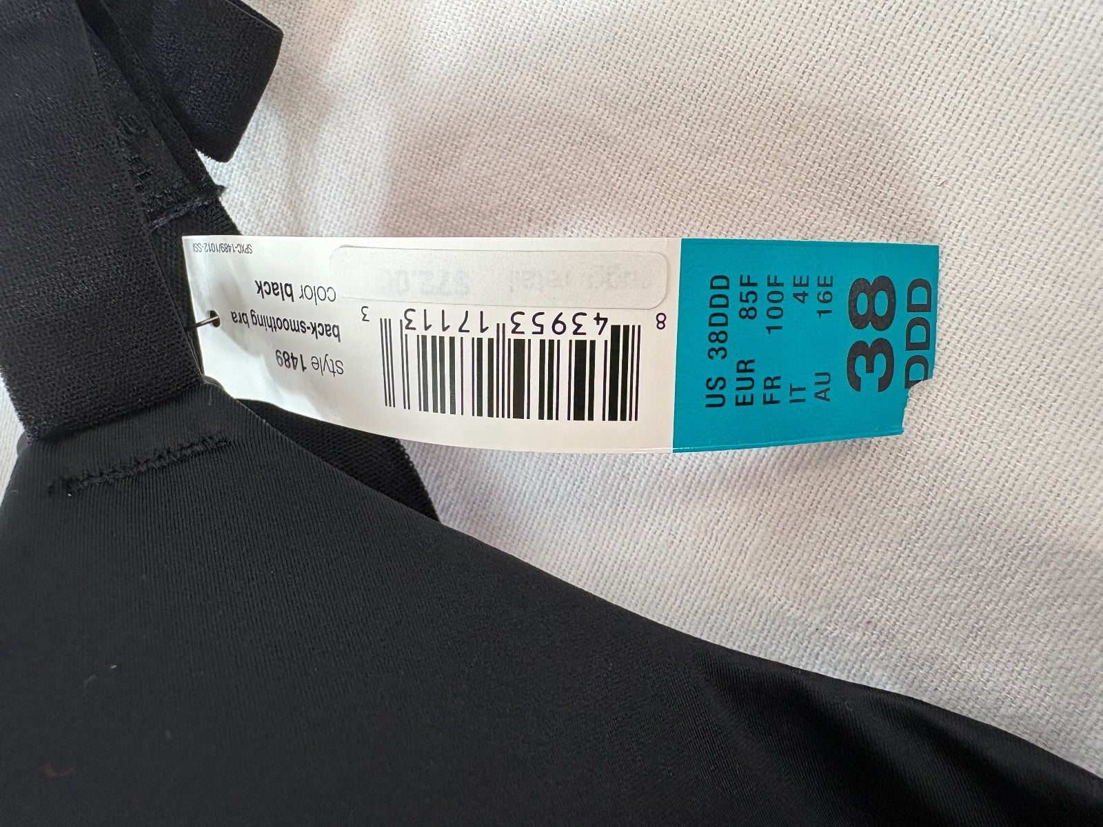 Black Spanx bra / 38 E
