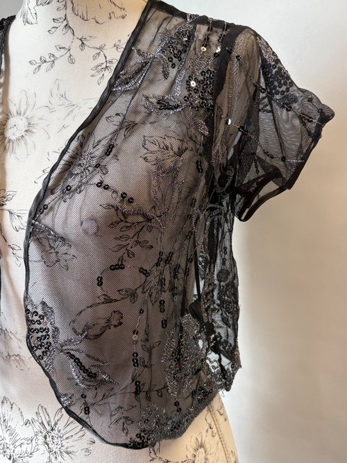 Black sequin bolero / 12