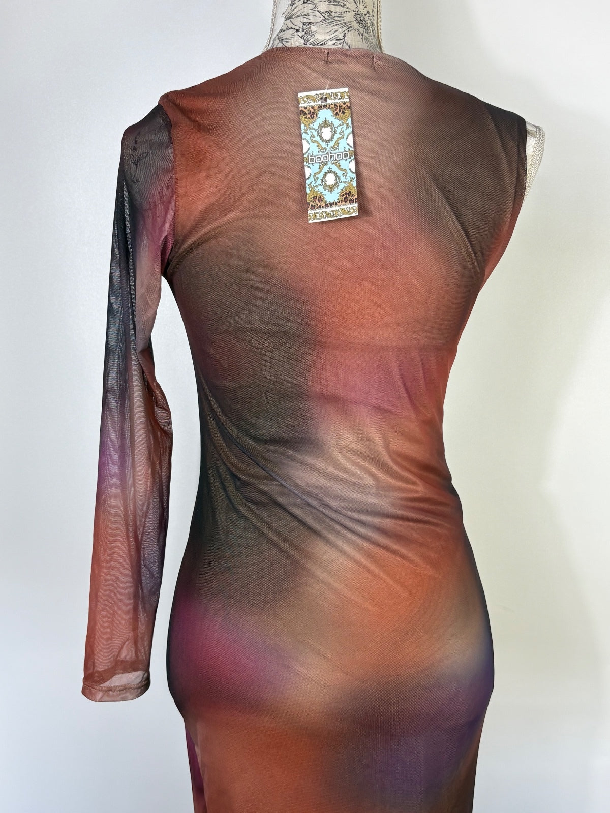 Boohoo one sleeve dress / 12