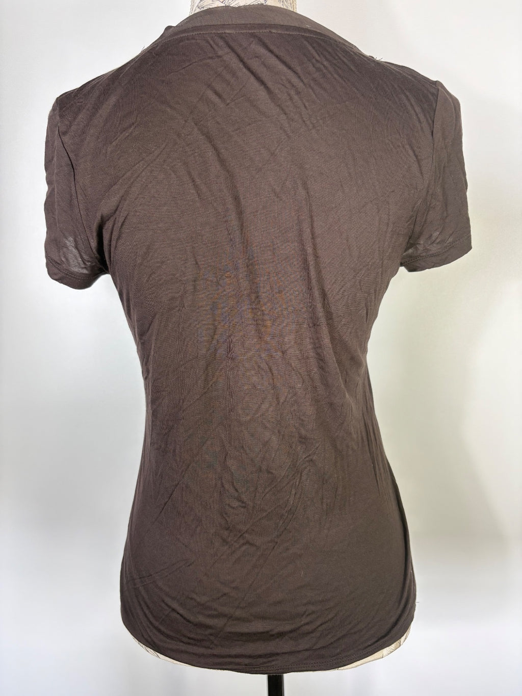 Phase eight / Cap sleeved brown top / 14