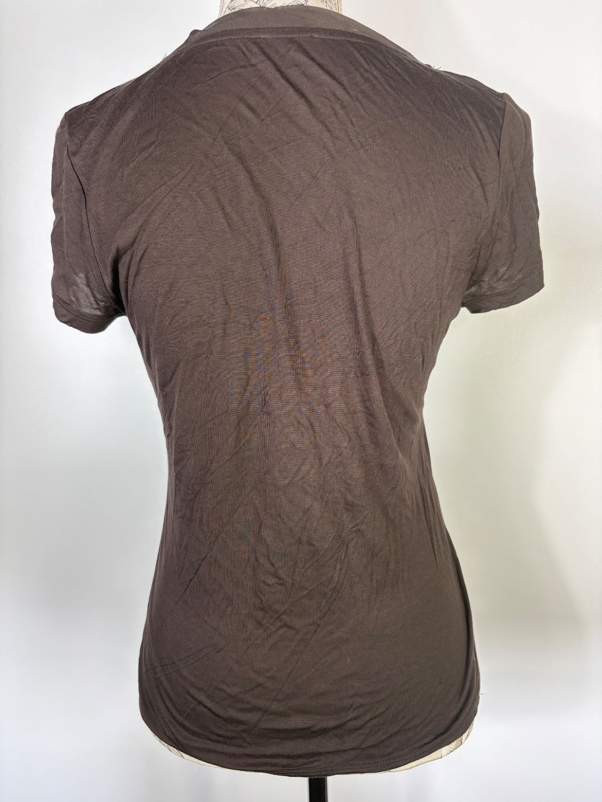 Phase eight / Cap sleeved brown top / 14