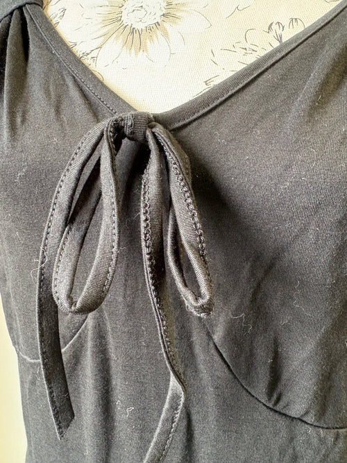Banned retro black top / L