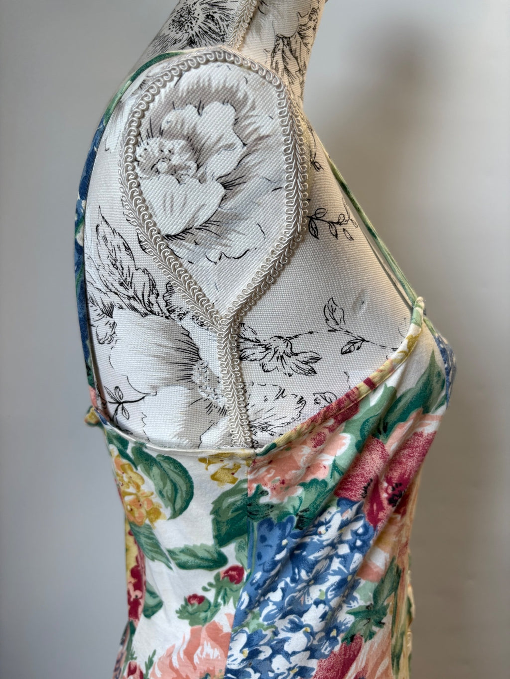 Vintage Casual woman floral dress / 12